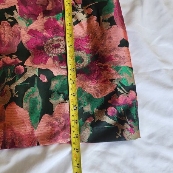 NWT ANNE KLEIN V-neck Textured Floral Sheath Dress Size 8 - Picture 12 of 12